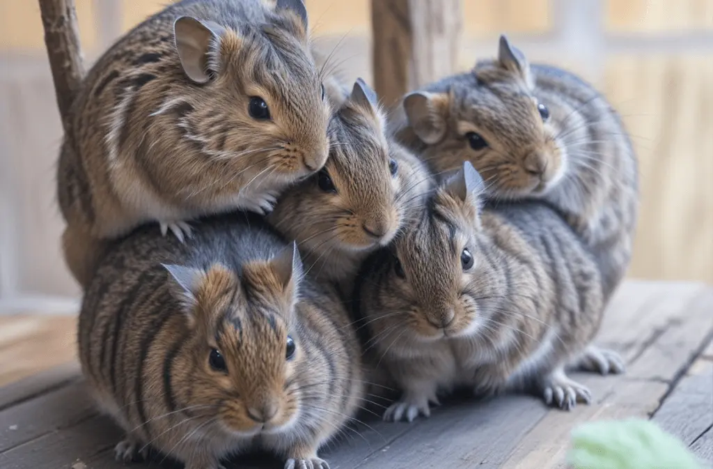 Degus colors Sand/Red Shade